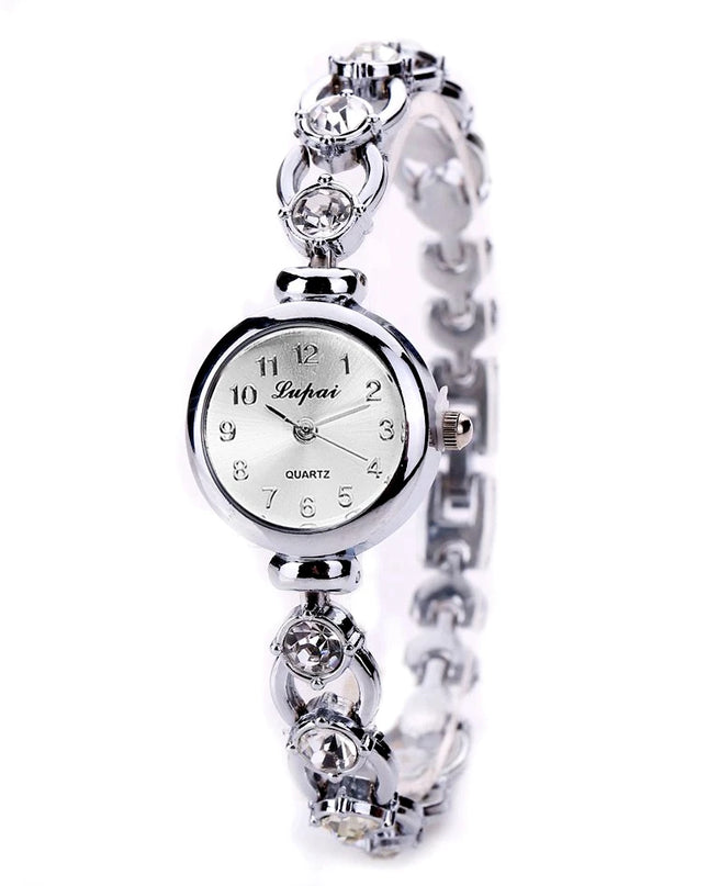Women Watches 2024 Luxury Brands Stainless Steel Crystal Bracelet Wrist Watch Fashion Ladies Dress Reloj Mujer Montre Femme