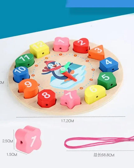 Montessori Wooden Toys for Babies 1 2 3 Years Boy Girl Gift Baby Development Games Wood Puzzle for Kids Educational Learning Toy