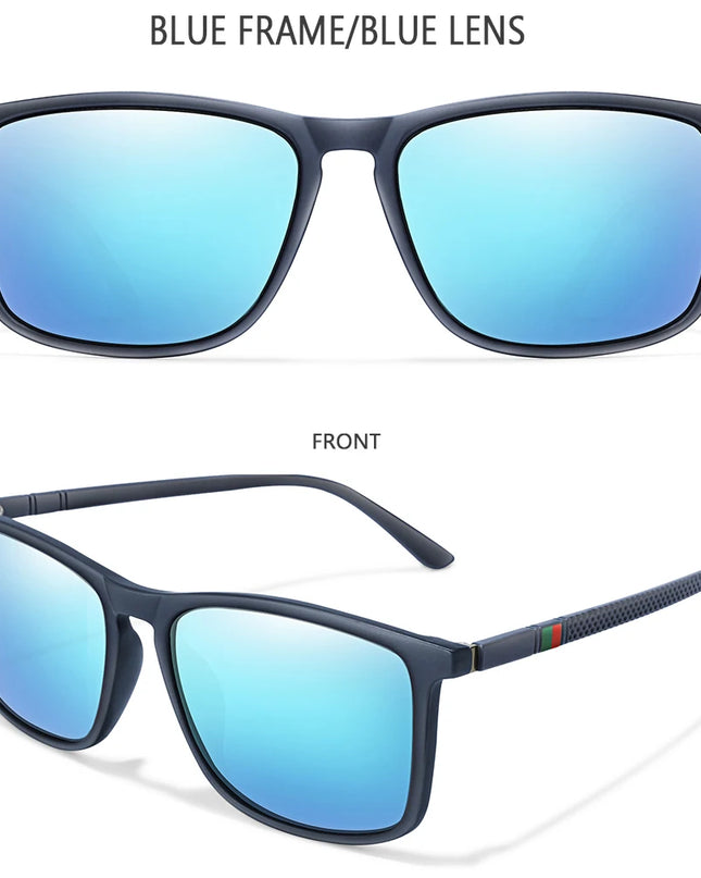 Luxury Square Vintage Polarized Cycling Sunglasses Men Women Fashion Travel Driving Fishing Sun Glasses Male Eyewear UV400