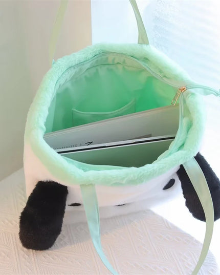 My Melody Kuromi Shoulder Bag Kawaii Japanese Style Plush Bag Pochacco Cinnamoroll HandBag Tote Package For Girl Student Gifts