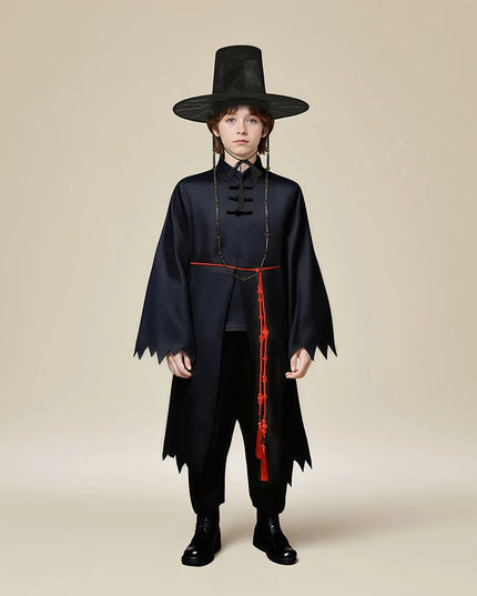 Kids Set KPOP Boys Cosplay Costume Little Boy Anime Cosplay Clothes Halloween Carnival Party Uniform Prop