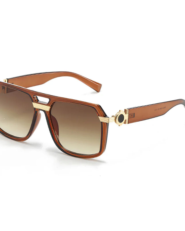 2025 Sunglasses for Women Fashionable Square Frame Glasses with Golden Decorative Legs and Exquisite Design for Women Glasses