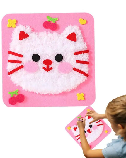 Learn to Sew Toys Cartoon Animals Handmade Dolls Crafting Set Sew Your Own Products Sewing Kits for Kids Learning Education Toys