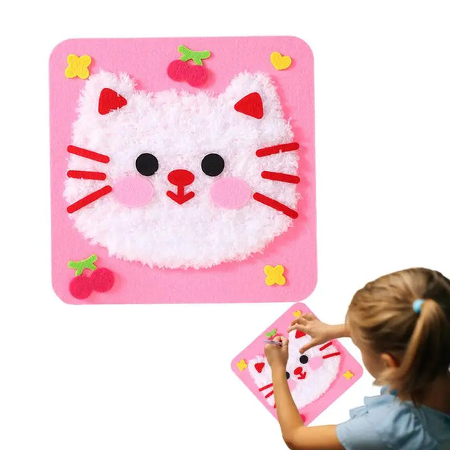 Learn to Sew Toys Cartoon Animals Handmade Dolls Crafting Set Sew Your Own Products Sewing Kits for Kids Learning Education Toys