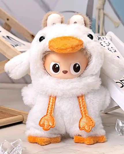 For Labubu 4.0 The Monsters Pin for Love Series Spring in the Wild Dinosaur Plush Set For Labubu V4 Doll Accessories