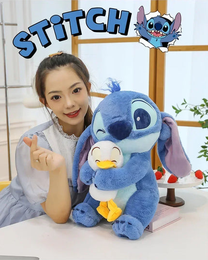 30/45cm  Stitch Plush Toy - Cute Lilo & Stitch Doll,Kawaii Donald Duck Stuffed Animal,Soft Birthday Gift for Kids Children