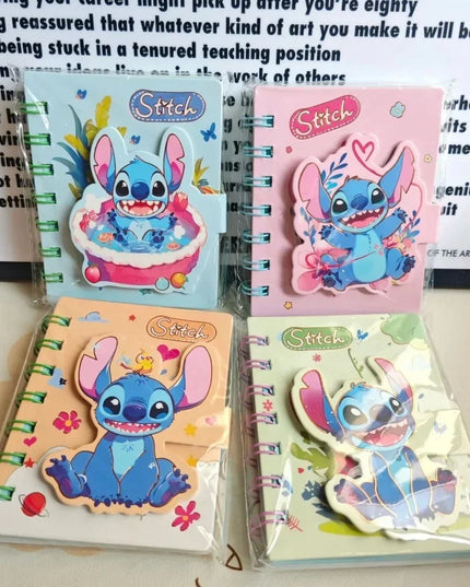 New Stitch Notebook Cute Anime Cartoon School Supplies Portable Diary Fashion Office Supplies Coil Book Children Holiday Gift