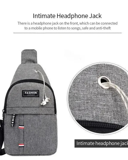 Men's Waterproof Large Capacity Fanny Pack, Adjustable Strap For Outdoor Activities, Travel Running, Hiking, And Cycling