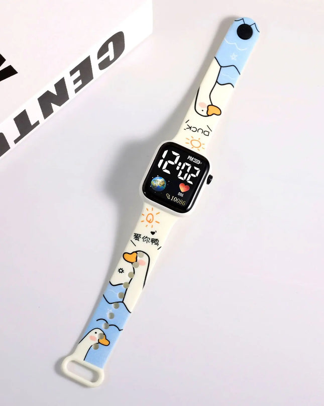 New Stitch Children Watches Girls Reloj Inteligente Para Niños Niña Reloj Hello Kitty Digital Watch Women Relógio Infantil