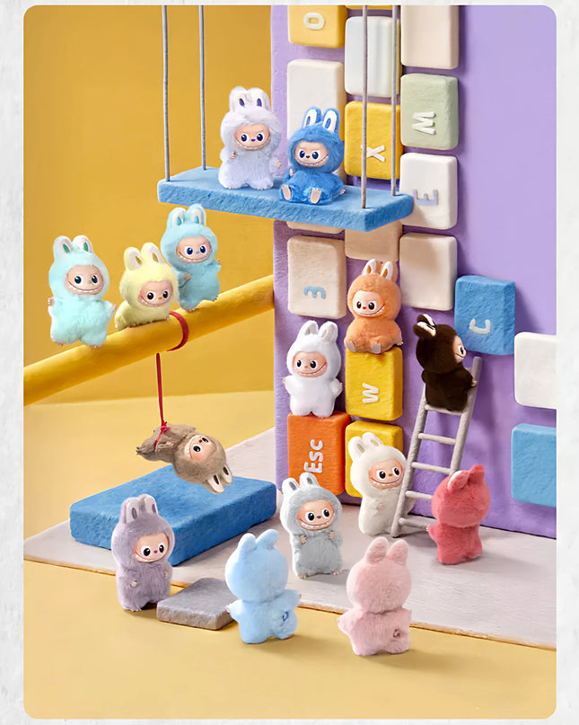 POP MART The Monsters Labubu V4 Pin for Love Series  Blind Box Vinyl Face Plush Doll Pendant Keychain Toy Christmas Gifts