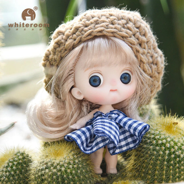 Small Dolls Mini Toys For Girls Gift Present House Accessories DIY Doll Furniture Set Bathroom Kitchen Living Room Bakery