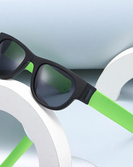 New Folding Snap Ring Riding Sunglasses Sunglasses Sunglasses for Men Sunglasses Folding Bracelet SunGlasses UV400