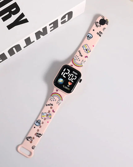 New Stitch Children Watches Girls Reloj Inteligente Para Niños Niña Reloj Hello Kitty Digital Watch Women Relógio Infantil