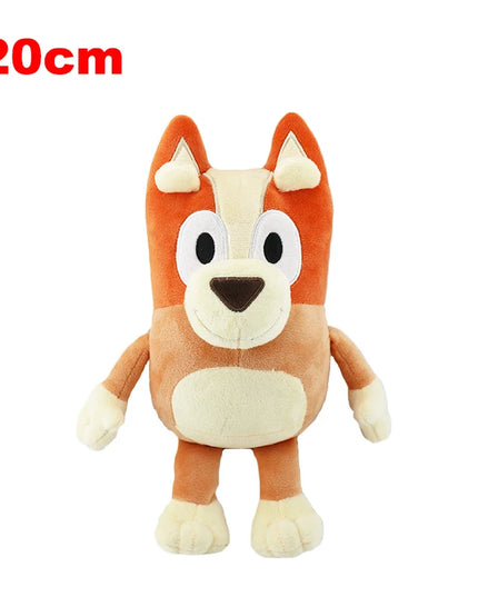 20/30CM Bluey And Bingo Plush Dolls Shining Star Eye Bluey Bingo Anime Plush Stuffed Toys Birthday Christmas Gift For Children