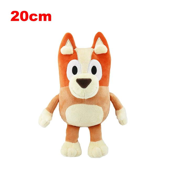 20/30CM Bluey And Bingo Plush Dolls Shining Star Eye Bluey Bingo Anime Plush Stuffed Toys Birthday Christmas Gift For Children