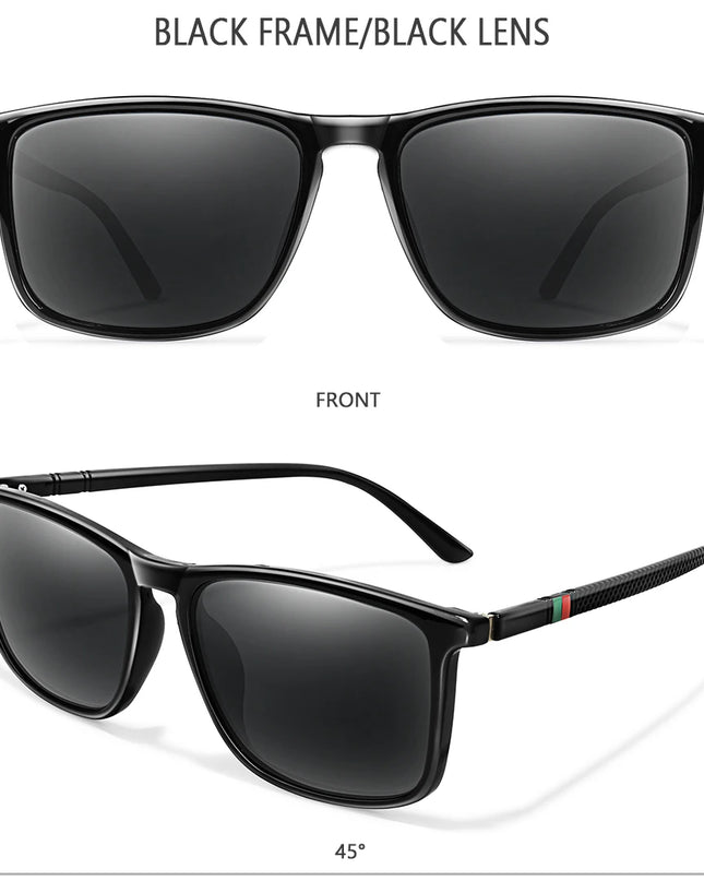 Luxury Square Vintage Polarized Cycling Sunglasses Men Women Fashion Travel Driving Fishing Sun Glasses Male Eyewear UV400