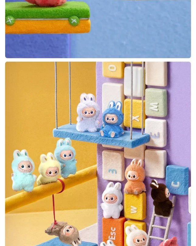 POP MART The Monsters Labubu V4 Pin for Love Series Mystery Blind Box Vinyl Face Plush Doll Pendant Keychain Toy Christmas Gifts