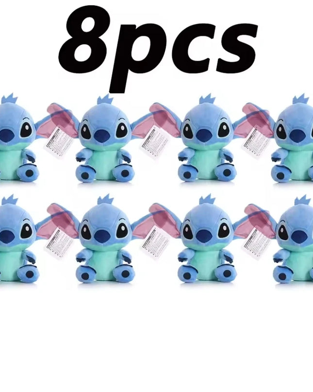 12cm 20cm 25cm Stitch Stuffed Plush Models Cartoon Stuffed Plush Dolls Anime Plush Baby Toys Kawaii Kids Birthday Gift