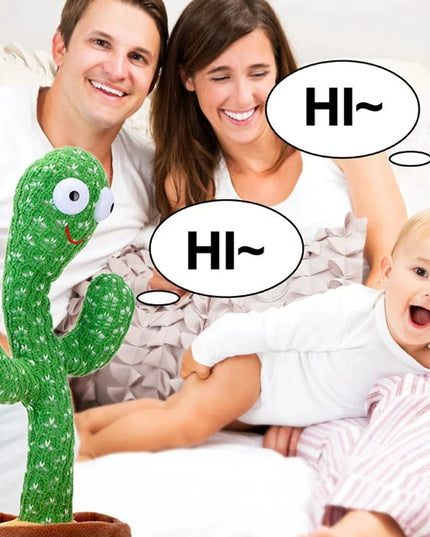 1pc Dancing Cactus Toy,Repeat Talking ,Song Speaker Wriggle Dancing Sing Talk, Plushie Stuffed ,Interaction and Decoration
