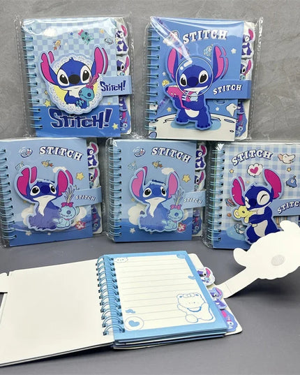 New Stitch Notebook Cute Anime Cartoon School Supplies Portable Diary Fashion Office Supplies Coil Book Children Holiday Gift