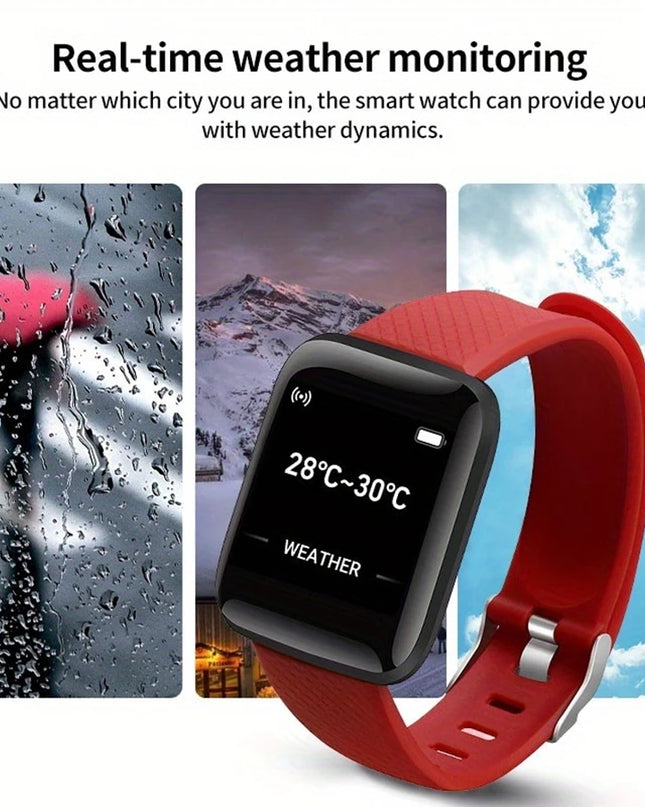 Smartwatch Men Women Wristwatches Smart Watch Message Fitness Monitor Bracelet Birthday Gift Electronic Clock For Android IOS