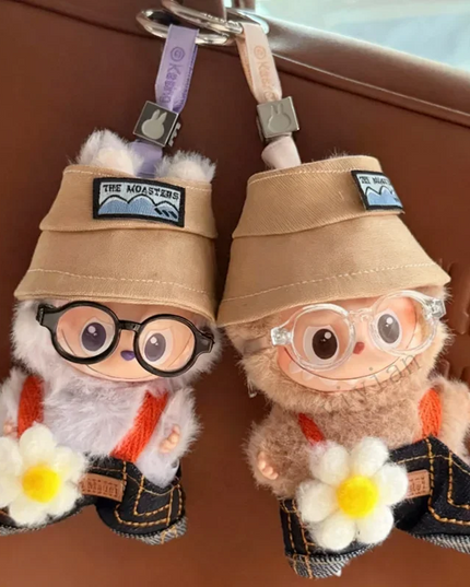 For Labubu 4.0 The Monsters Pin for Love Series Spring in the Wild Dinosaur Plush Set For Labubu V4 Doll Accessories