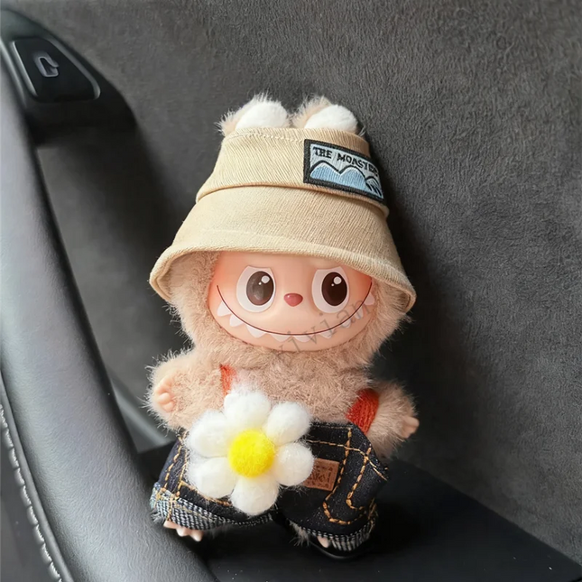 For Labubu 4.0 The Monsters Pin for Love Series Spring in the Wild Dinosaur Plush Set For Labubu V4 Doll Accessories