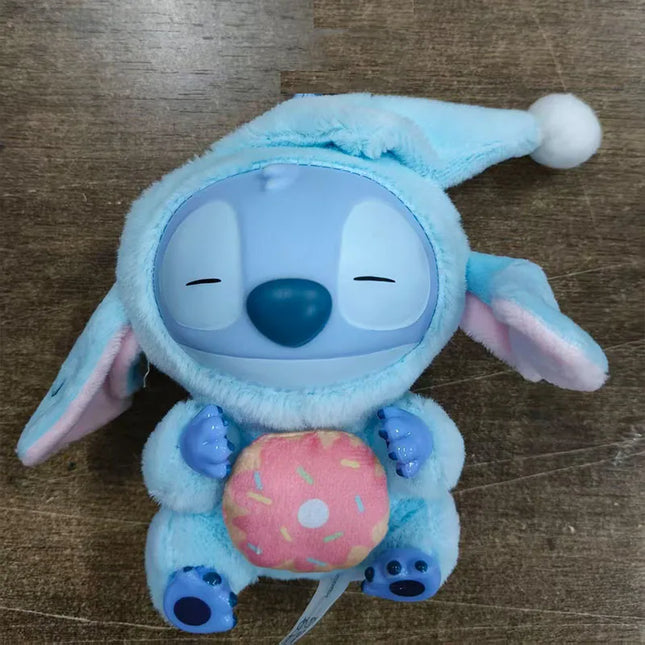 NEW Stitch Eat Something Before Sleep Series Blind Box Plush Dolls Pendant Cute Doll Ornament Mystery Box Surprise Toys Gifts