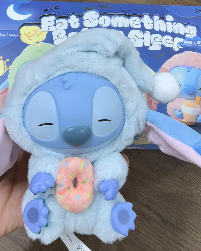 2025hot Stitch Eat Something Before Sleep Series Blind Box Plush Vinyl Toys Cute Doll Labu V3 Mystery Box Bag Pendant Decor Gift