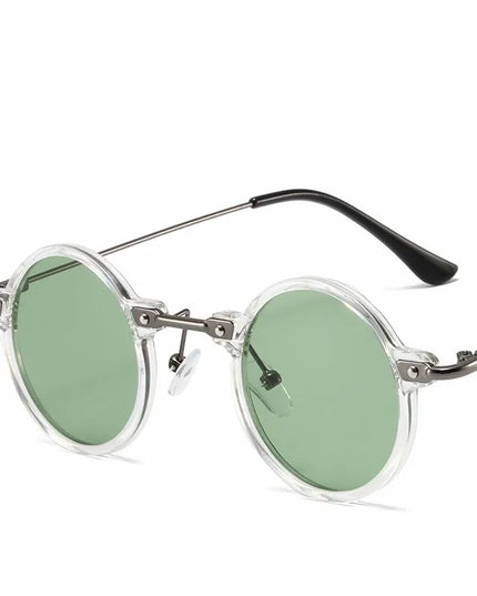 Round Sunglasses For Men Women Retro  Steampunk Sun Glasses Male Female Brand Designer Metal Frame Eyewear Shades Oculos De Sol
