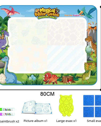 Magic Water Drawing Mat Extra Large Water Doodle Toy Set Painting Board Children Educational Toys Gift for Kids Multiple Size