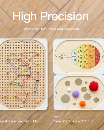 Montessori Sensory Tray Board Game,Early Educational Toys for Children Fine Motor skill Training Toys Sort Sensory Baby Toy Gift