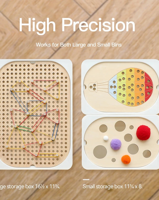 Montessori Sensory Tray Board Game,Early Educational Toys for Children Fine Motor skill Training Toys Sort Sensory Baby Toy Gift