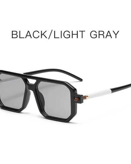 Square Sunglasses For Men Women Blue Light Blocking Shades UV400 Sun Glasses Luxury Thick Frame Eyeglasses Driving Eyewear