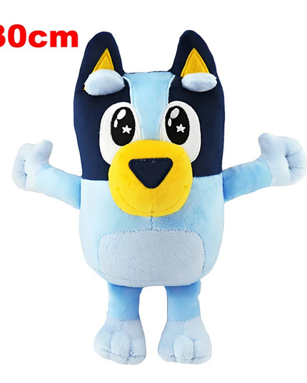 20/30CM Bluey And Bingo Plush Dolls Shining Star Eye Bluey Bingo Anime Plush Stuffed Toys Birthday Christmas Gift For Children