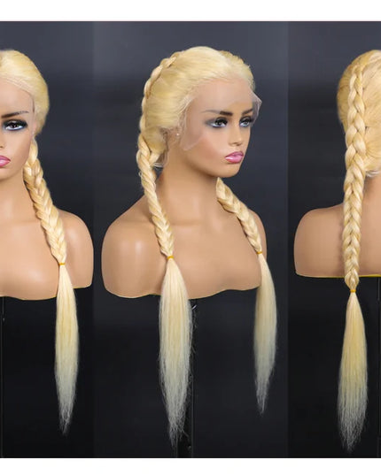 613 Blonde 360 Full Lace Wig Human Hair Pre Plucked Hd 13x4 13x6 Lace Front Wig Blonde Brazilian Straight Frontal Wigs For Women