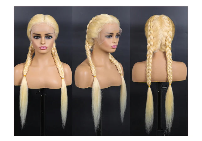 613 Blonde 360 Full Lace Wig Human Hair Pre Plucked Hd 13x4 13x6 Lace Front Wig Blonde Brazilian Straight Frontal Wigs For Women