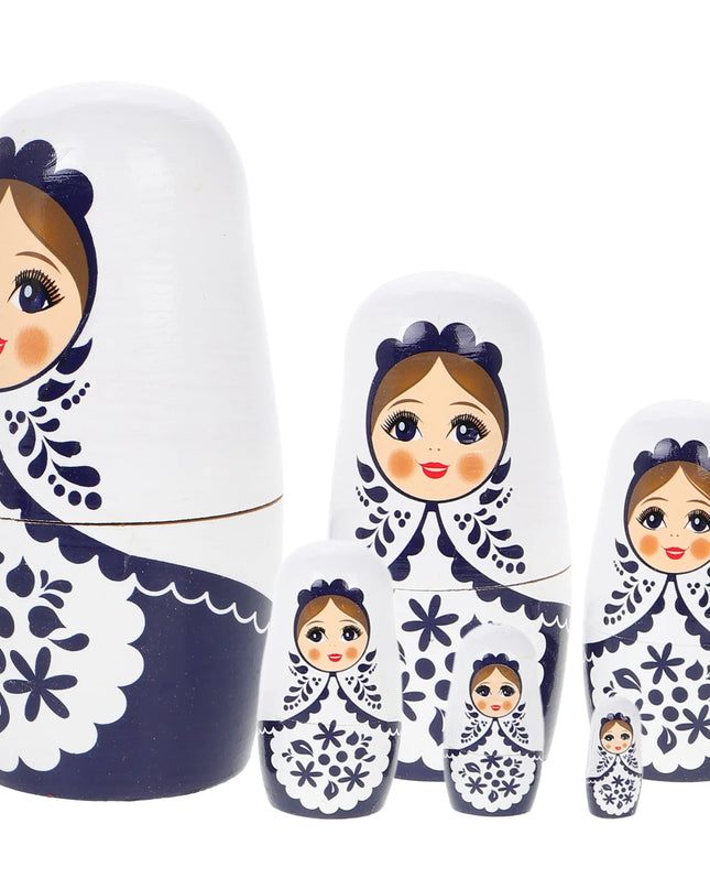 Toys Wooden Children's Handmade Animal Cartoon Kids Matryoshka Russian Vacation