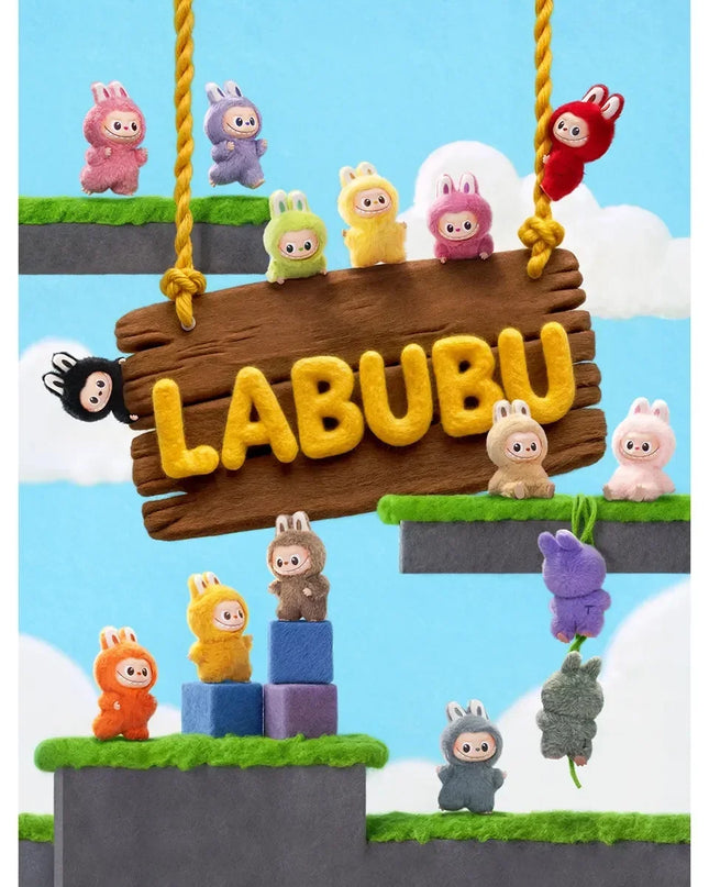 POP MART The Monsters Labubu V4 Pin for Love Series Mystery Blind Box Vinyl Face Plush Doll Pendant Keychain Toy Christmas Gifts