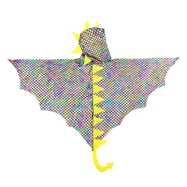 Kids Dinosaur Cosplay Costume Cape Girls Boys Birthday Party Dress Up Halloween Costume