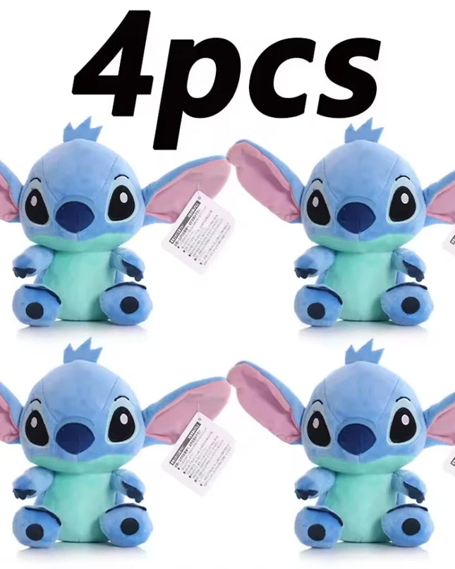 12cm 20cm 25cm Stitch Stuffed Plush Models Cartoon Stuffed Plush Dolls Anime Plush Baby Toys Kawaii Kids Birthday Gift