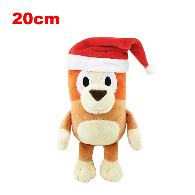 20/30CM Bluey And Bingo Plush Dolls Shining Star Eye Bluey Bingo Anime Plush Stuffed Toys Birthday Christmas Gift For Children