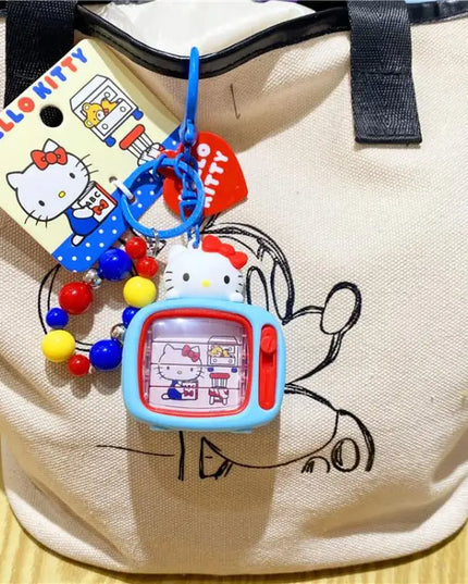 New Hello Kitty Creative Keychain Backpack Pendant Car Interior Couple Accessories Cartoon Decoration Children's Birthday Gift