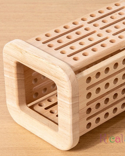 Montessori Game Wooden Stick Tower Toy With Sticks Dice Motor Skills Development Stick Counting Math Educational Toy For Kids