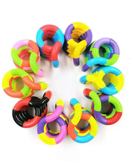 1pcs Tangle Fidget  Twisting Sensory Toy Hand-Eye Coordination Toy Anxiety Relief Finger Toy  Kid Adult Fine Skills Montessori