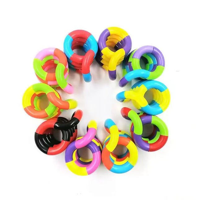 1pcs Tangle Fidget  Twisting Sensory Toy Hand-Eye Coordination Toy Anxiety Relief Finger Toy  Kid Adult Fine Skills Montessori