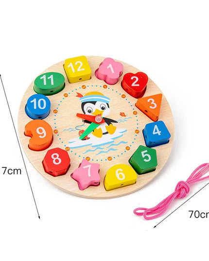 Montessori Wooden Games Baby Toys Puzzle Geometry Educational Games Kids Development Early Learning Toys For Children 1 Year 2