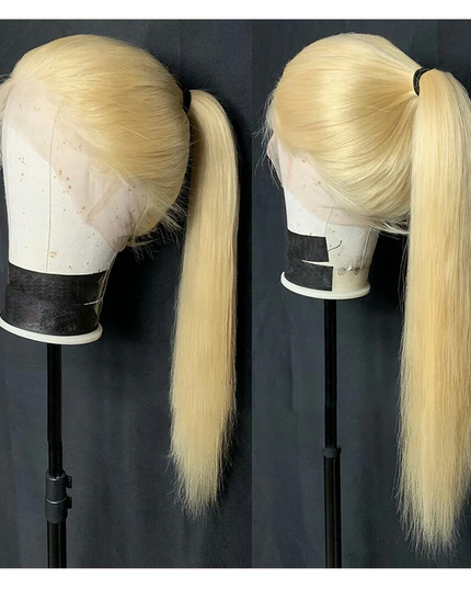 613 Blonde 360 Full Lace Wig Human Hair Pre Plucked Hd 13x4 13x6 Lace Front Wig Blonde Brazilian Straight Frontal Wigs For Women