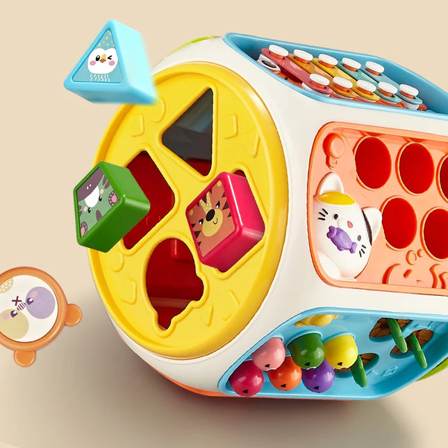 Montessori Sensory Toys for Children Cognitive Development Games with Color Sorting and Shape Learning Activities 3 Years Gifts