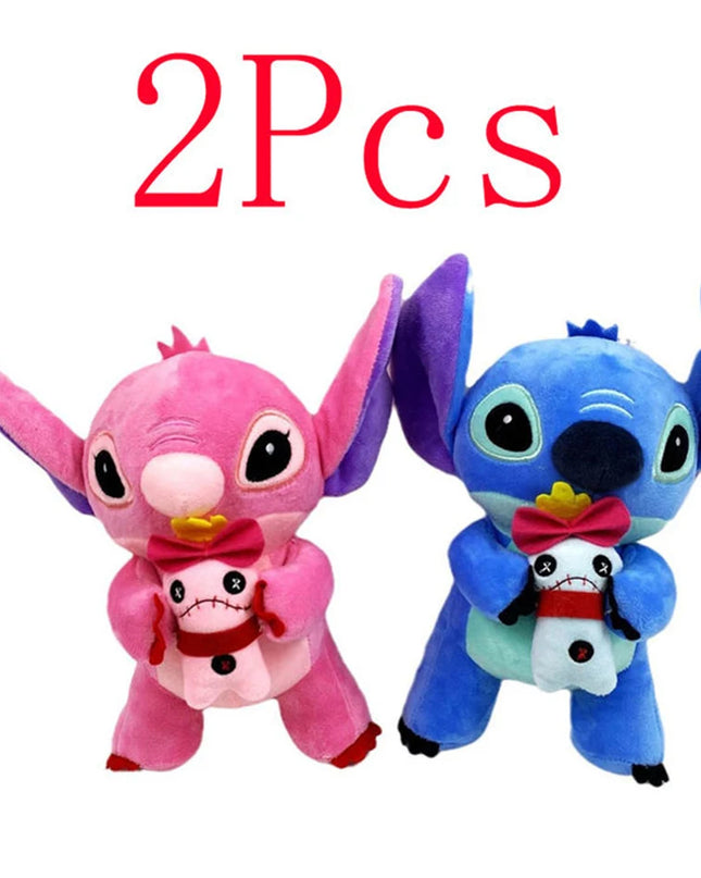 12cm 20cm 25cm Stitch Stuffed Plush Models Cartoon Stuffed Plush Dolls Anime Plush Baby Toys Kawaii Kids Birthday Gift